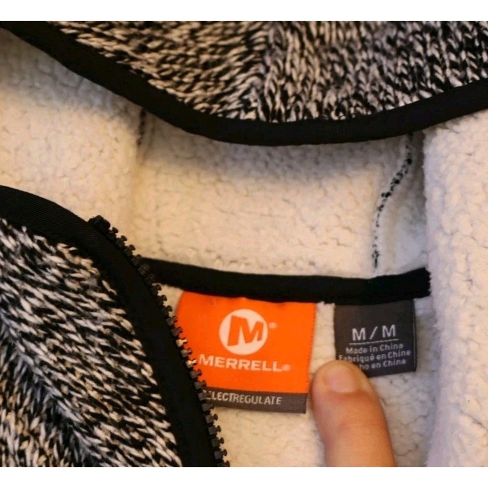 Merrell Select Regulate Women's Hooded Full-Zip Jacket Size M Sherpa Lined Heath - Picture 4 of 8